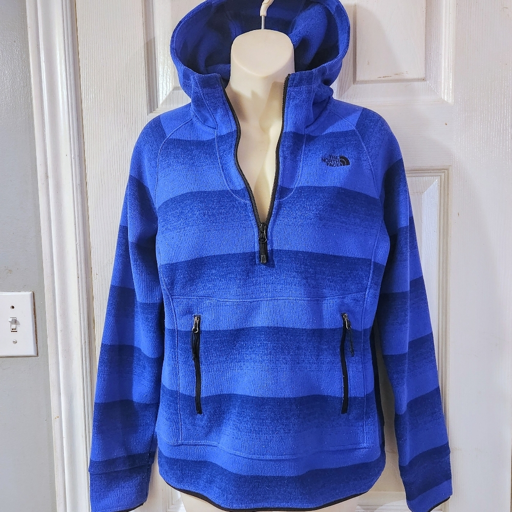 The North Face Dark Blue Fleece Half Zip Hoodie
